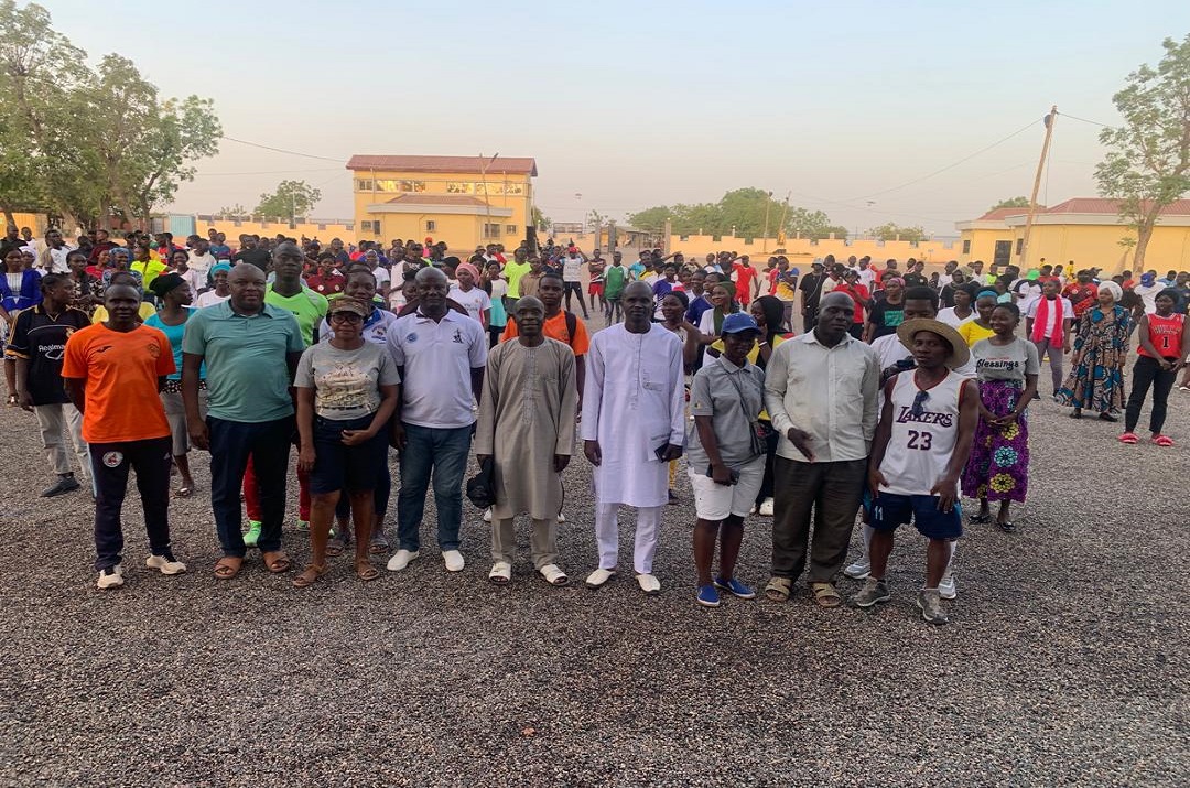 Jeux Universitaire Garoua 2024, La parade d'ouverture quitte la gare d'essai.