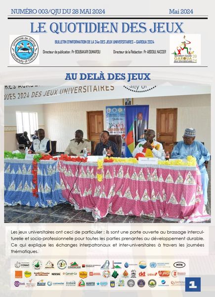 Quotidien des jeux n°003 du 28 Mai 202